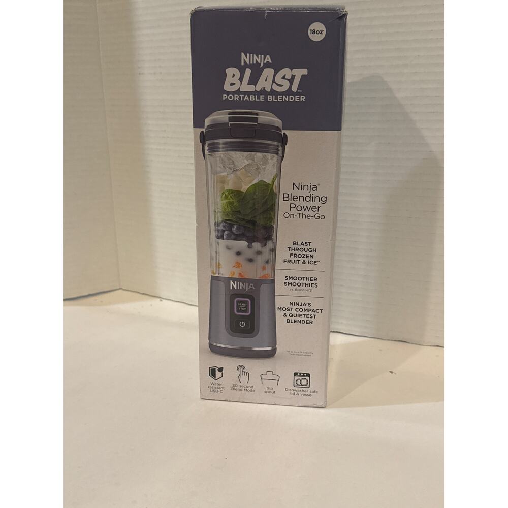 Ninja BC151NV Blast Portable Blender, Cordless, 18oz. Vessel, Personal Blender - Picture 6 of 7